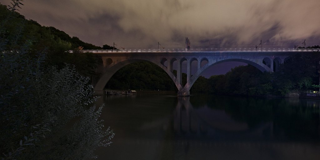 Nachts Über Rhône und Arve